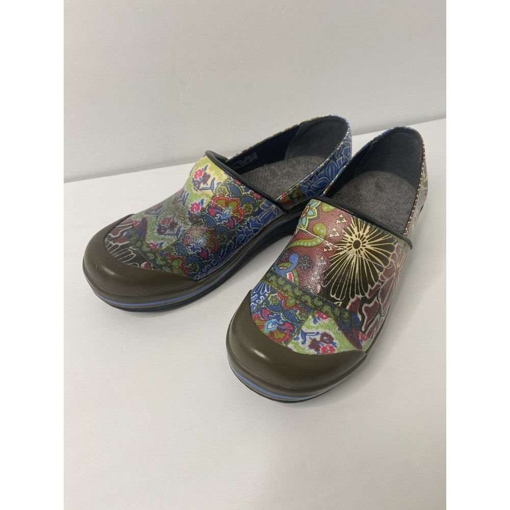 Dansko Multicolor Floral Mules /Clogs All weather material - Picture 5 of 13